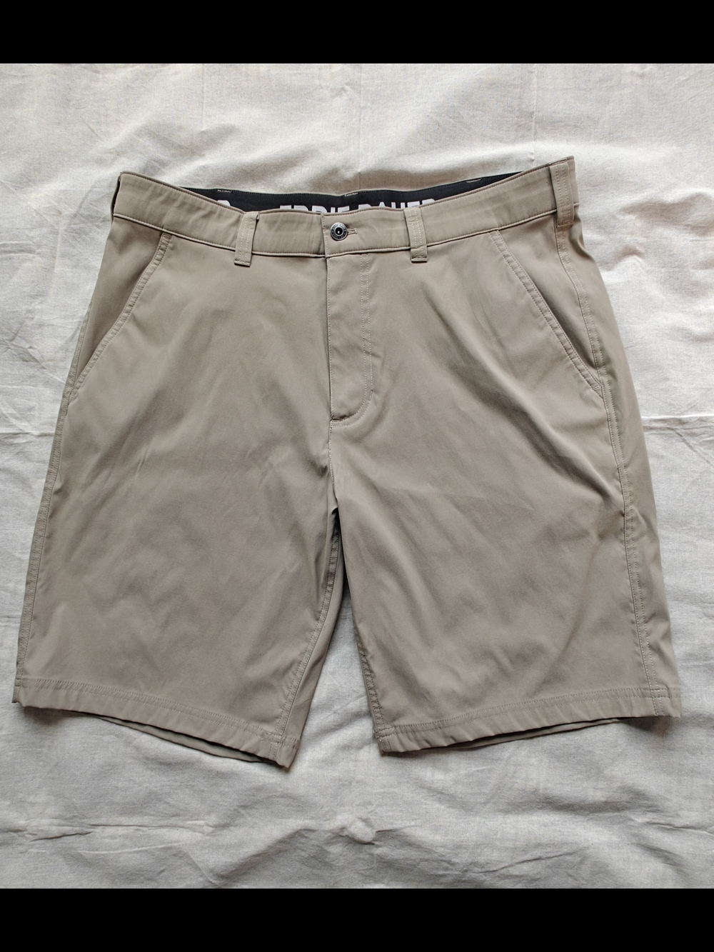 NWOT Eddie Bauer Khaki Flat-Front Casual Shorts